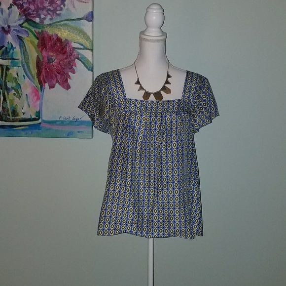 🍍Banana Republic Silk Blouse NWOT - Picture 1 of 6